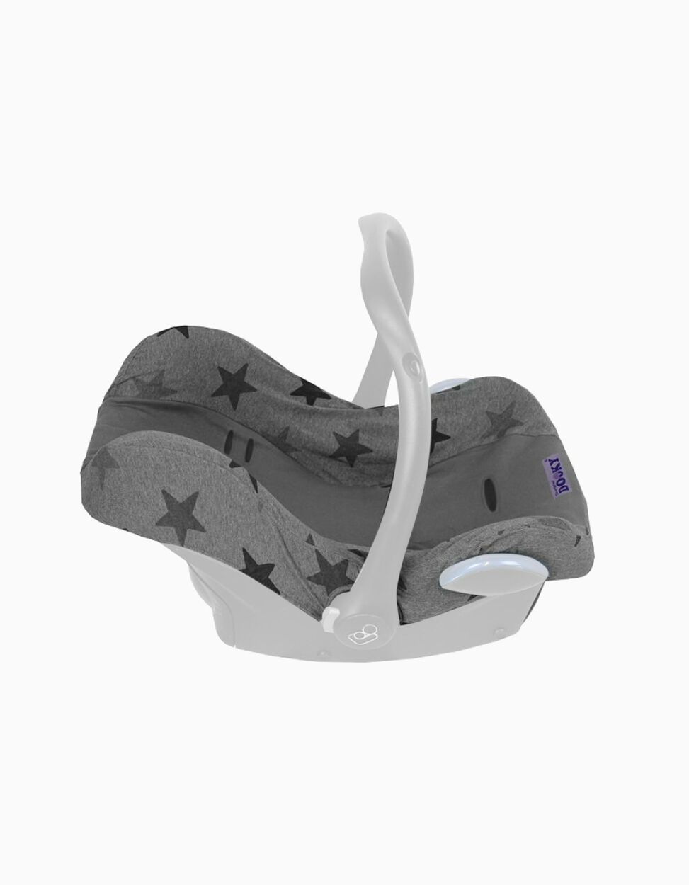 Car Seat Liner Gr 0+ by Dooky, Grey Stars