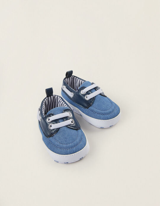 Sapatos de Vela para Recém-Nascido, Azul