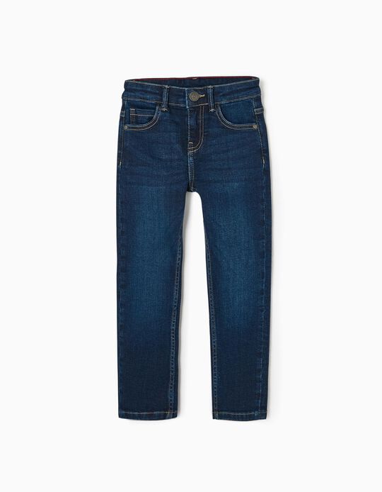 Cotton Jeans for Boys 'Slim Fit', Dark Blue
