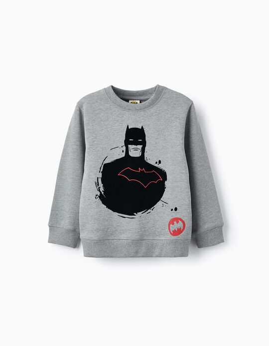 Comprar Online T-shirt de Algodão para Menino 'Batman', Cinza