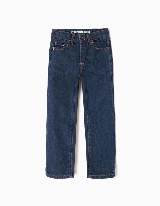 Jeans for Boys, Straight Fit, Dark Blue