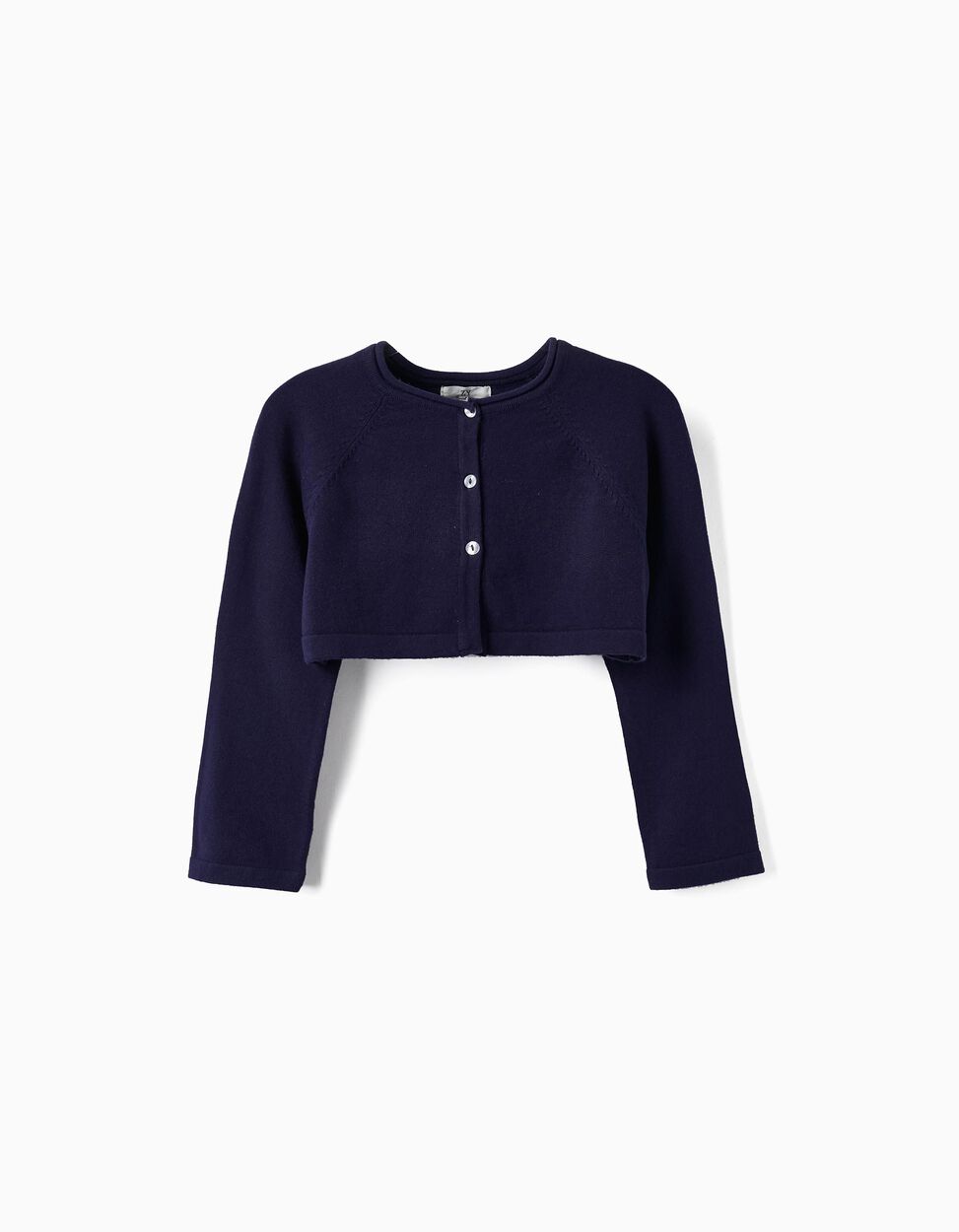 Buy Online Knitted Bolero Jacket for Girls, Dark Blue