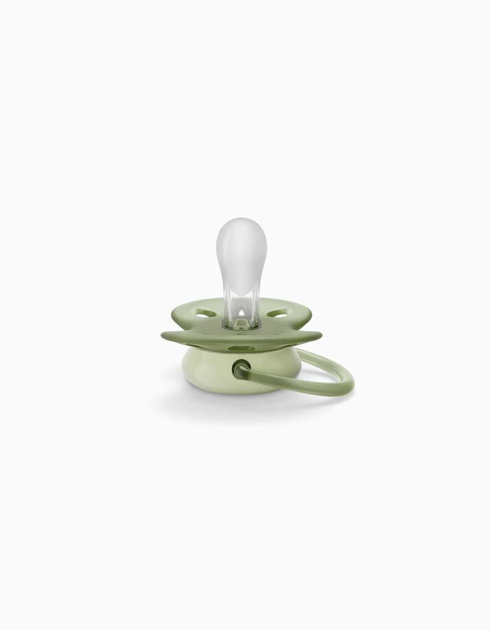 2 Chupetas Philips/Avent Ultra Soft Silicone 0-6M, Verde/Bege