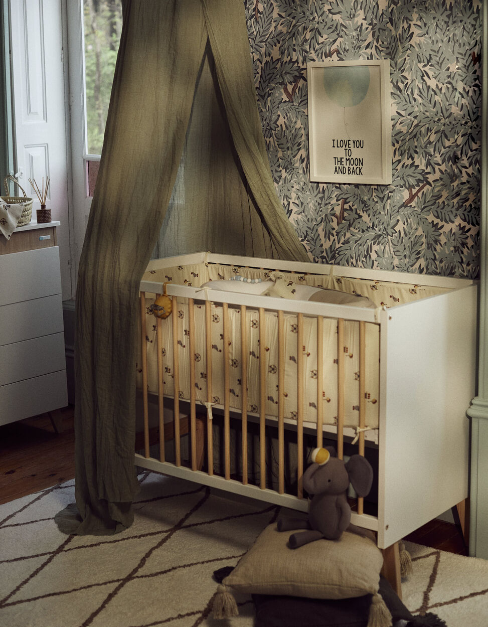 3-in-1 Cot, 120x60 cm by Zy Baby
