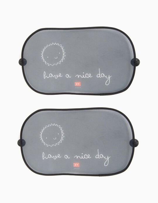 Nice Day Window Shade by Zy Baby, 2 Pieces