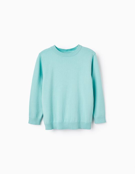 Buy Online Knitted Jumper for Boys, Light Blue