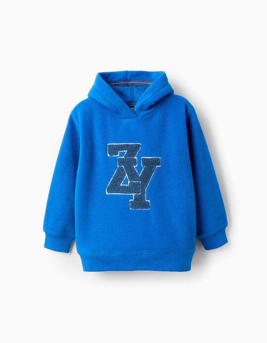 Comprar Online Sweat Polar com Capuz para Menino 'ZY', Azul