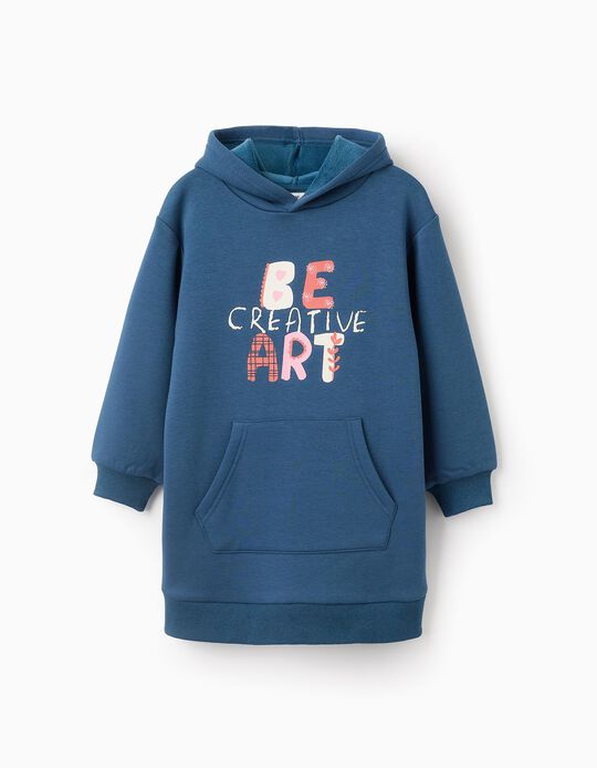 Comprar Online Vestido-Sweat Efeito Térmico para Menina 'Art', Turquesa