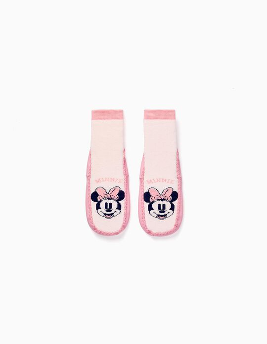 Sock-Slippers for Girls 'Minnie', Pink