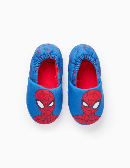 Fabric Slippers for Boys 'Spider-Man', Blue/Red
