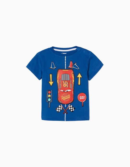 T-Shirt for Baby Boys 'Cars', Blue