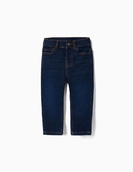 Denim Jeans for Baby Boy, Dark Blue