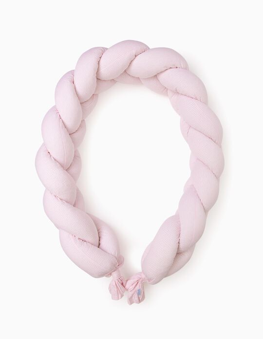Buy Online Braided Bed Bumper Essential Pink Zy Baby