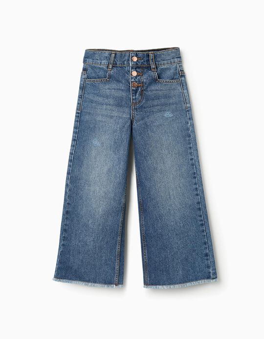 Comprar Online Pantalón Vaquero para Niña 'Wide Leg', Azul
