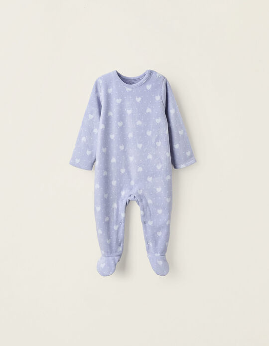 Comprar Online Babygrow Polar para Bebé Menina 'Corações', Lilás