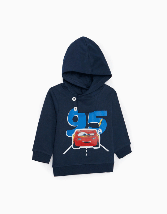Sweat-Shirt Bébé Garçon 'Cars', Bleu Foncé