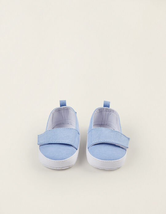 Espadrilles for Newborn Babies, Light Blue