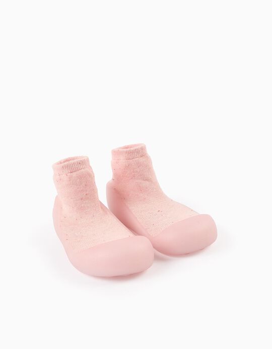 Comprar Online Steppies Meias-Pantufa para Bebé Menina, Rosa