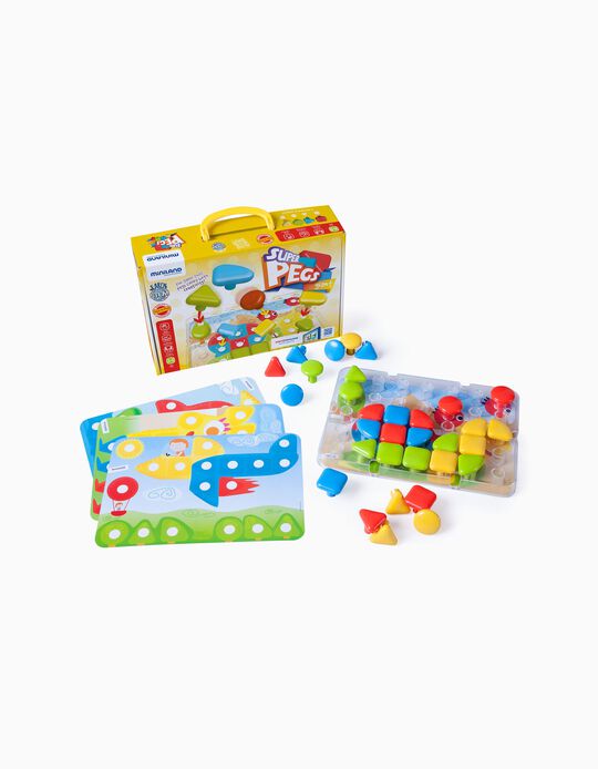 SuperPegs 24M+ by Miniland, 32 Pieces