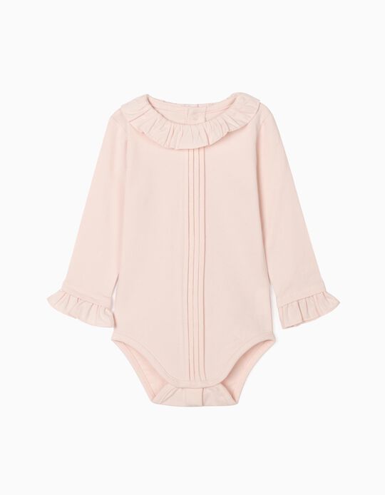 Bodysuit with Ruffles for Baby Girls, Pink