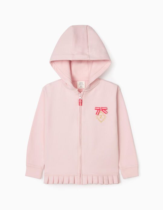 Hooded Jacket for Girls, Pink