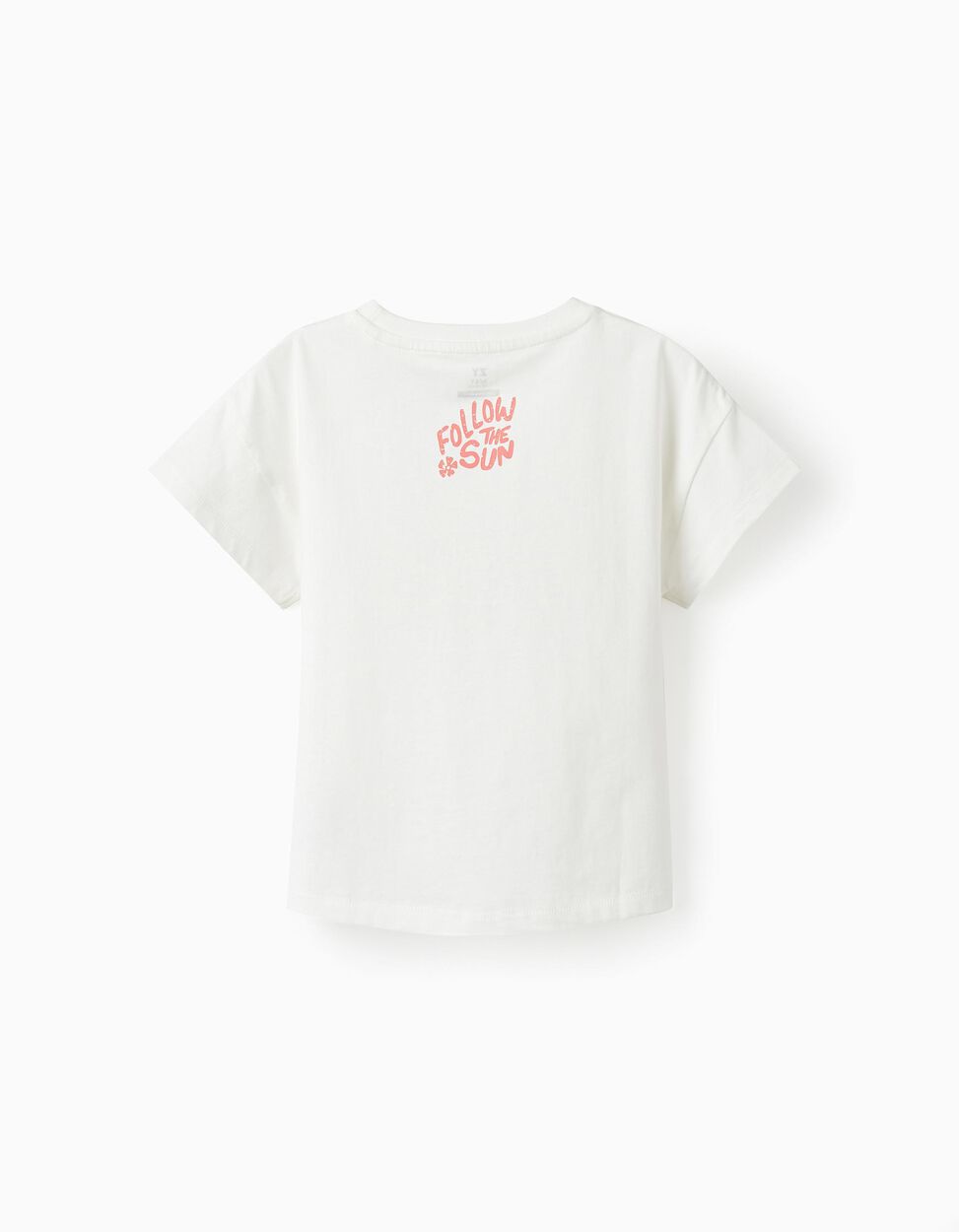 Comprar Online T-Shirt de Manga Curta com Bordados para Menina, Branco