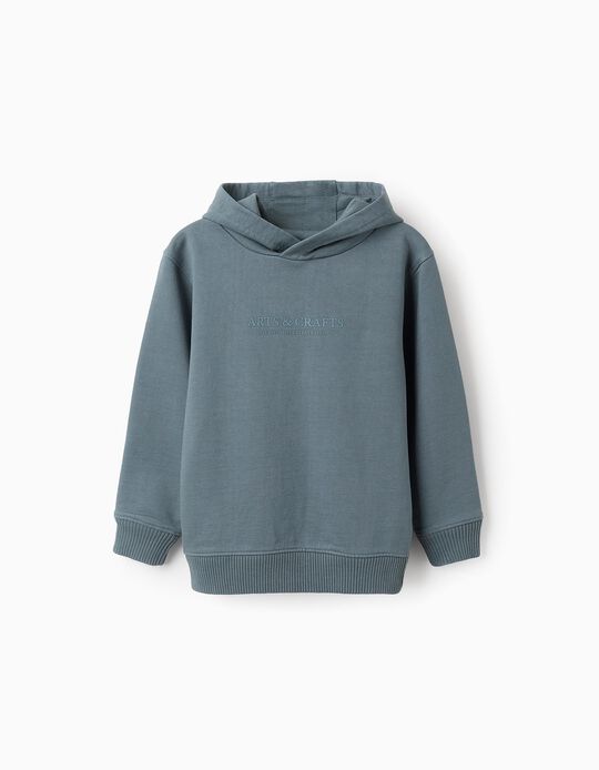 Comprar Online Sweat de Algodão com Capuz para Menino 'Arts & Crafts', Azul