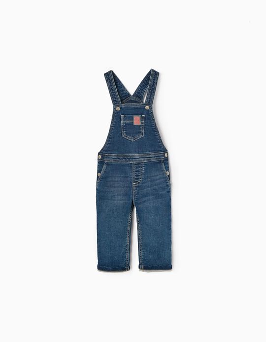 Denim Dungarees for Baby Boys 'High Score', Blue