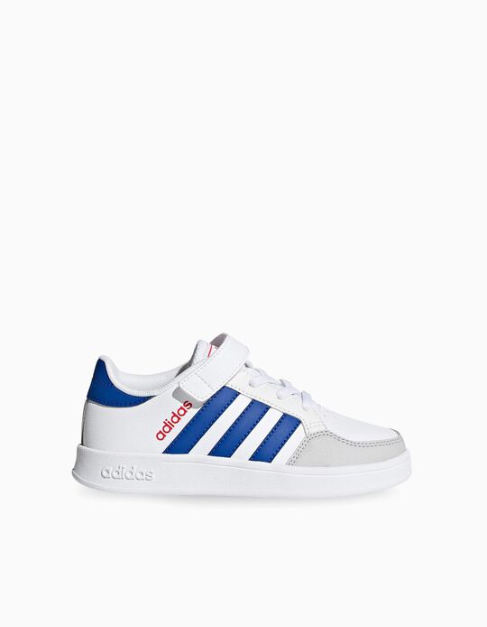 Trainers for Children 'Adidas Breaknet', White/Red/Blue