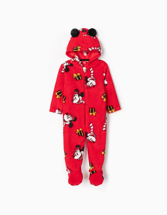 Pijama Mono para Bebé Niña 'Minnie', Rojo