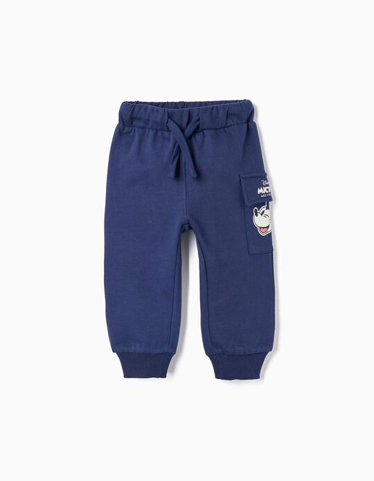 Joggers for Baby Boy 'Mickey Mouse', Dark Blue