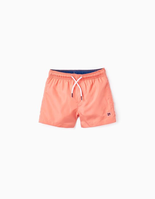 Swim Shorts for Boys 'Fast Dry', Coral