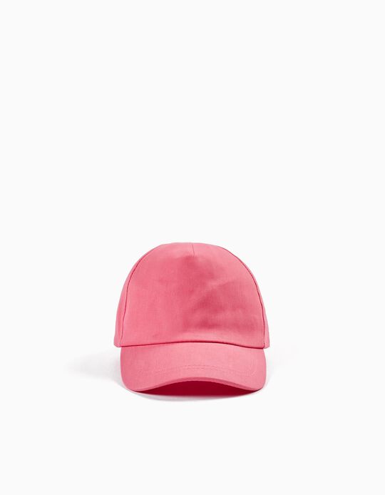 Cotton Cap for Girls, Pink