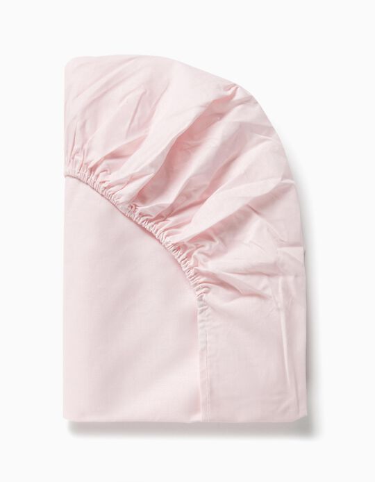 Comprar Online Lençol Ajustável Para Cama 120x60cm Pink Interbaby