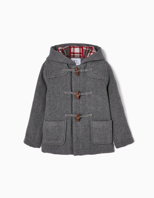Duffle Coat for Boys 'B&S', Grey