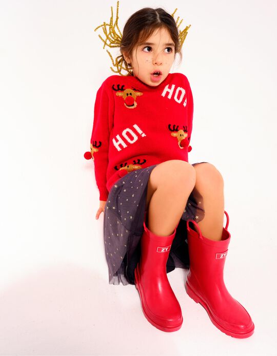 Christmas Jumper for Children 'You&Me', Red