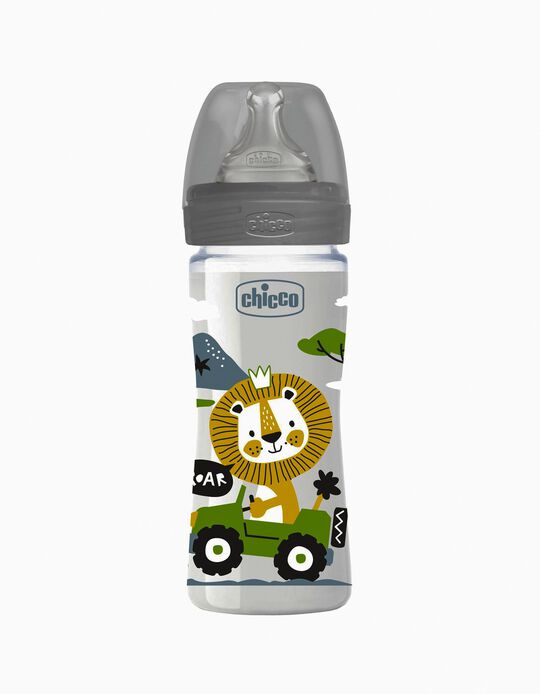 Baby Bottle WB 250ml Sil 2m+ Neutral Chicco
