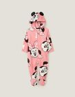 Pyjama-Combinaison Bébé Fille 'Minnie', Rose
