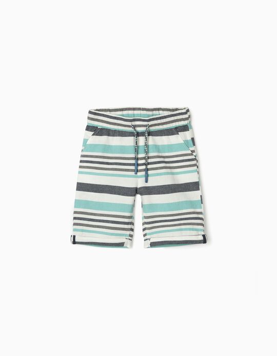 Striped Shorts for Boys, Multicoloured