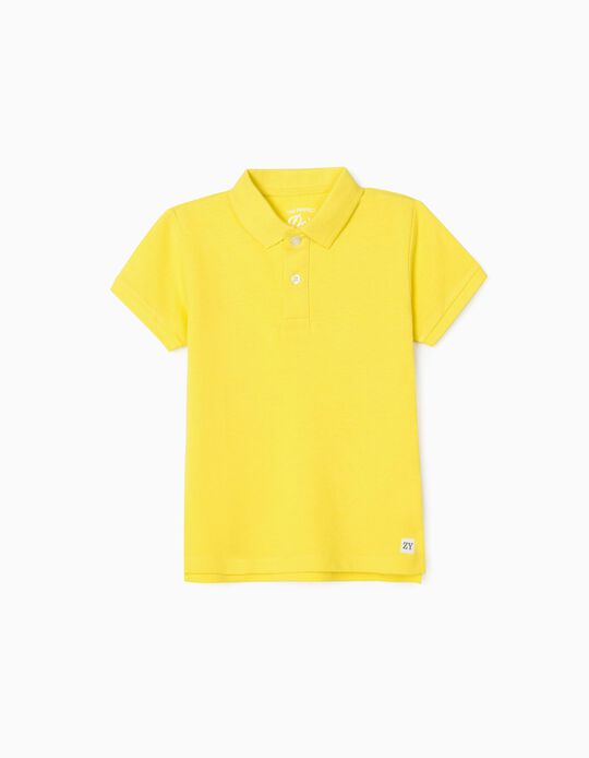 Polo Shirt for Boys, Yellow