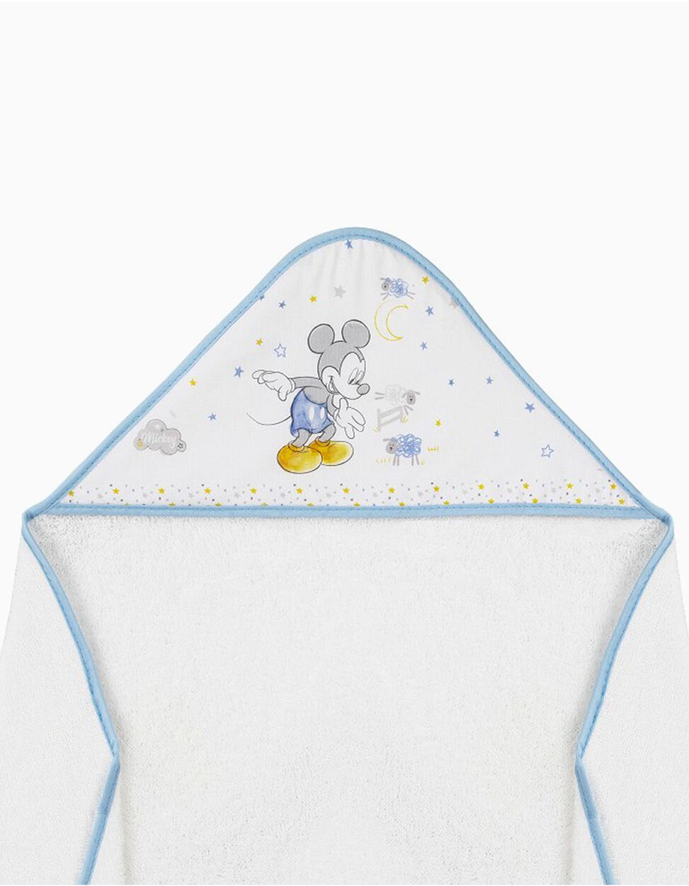 Bath Towel Mickey Disney White/Blue 100X100 Cm
