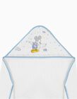 Toalha De Banho Mickey Disney White/Blue 100X100 Cm