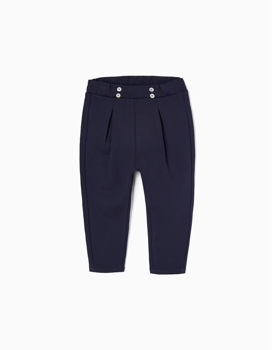 Pinches Trousers for Baby Girls, Dark Blue