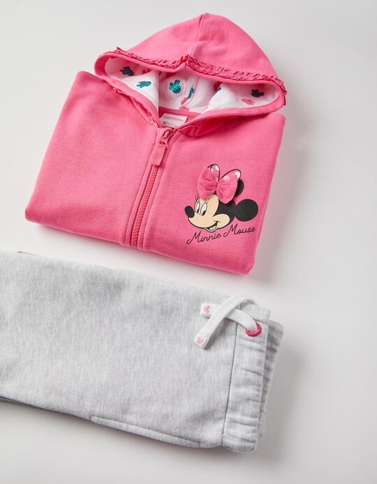 Tracksuit for Girls 'Minnie', Pink/Grey