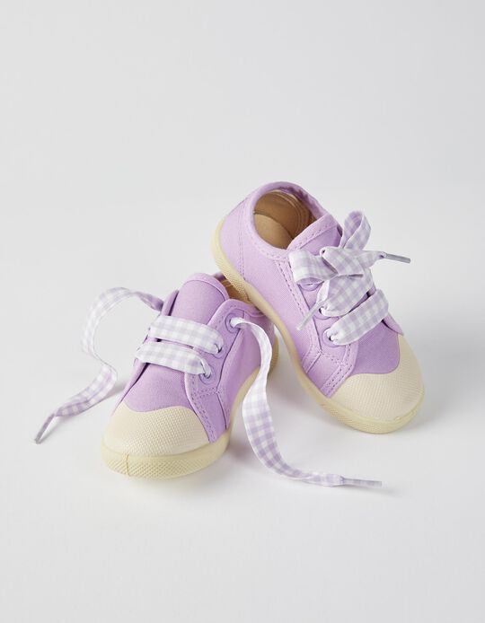 Fabric Trainers for Baby Girls 'ZY Delicious', Lilac
