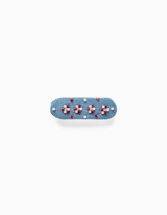 Hair Slide for Babies and Girls, Blue