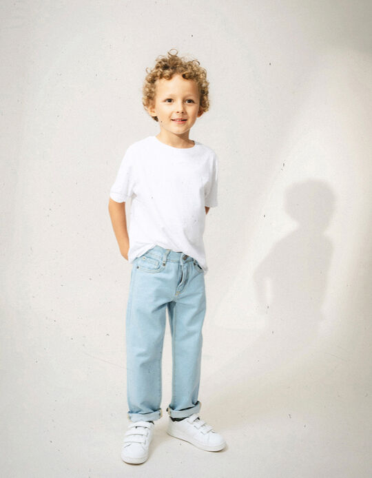 Jeans for Boys, Straight Fit, Light Blue