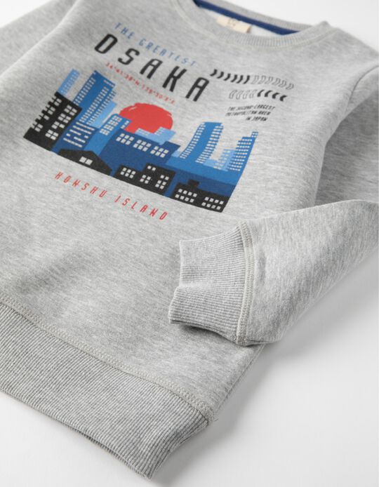 Sweatshirt for Boys 'Osaka', Grey