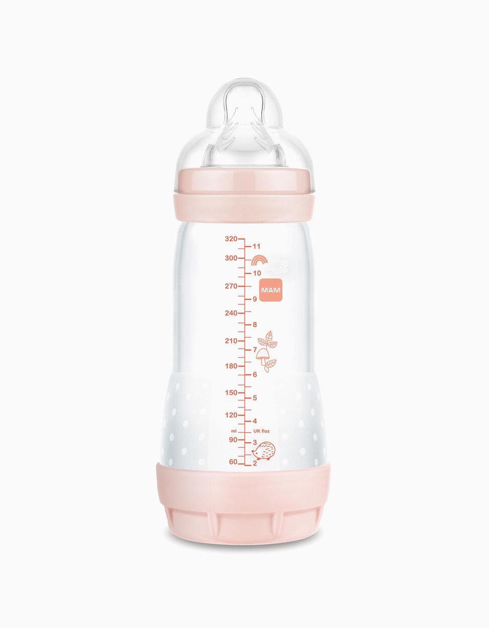 Anti-colic Feeding Bottle 320ml Pink Mam 4M+