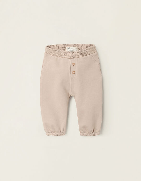 Buy Online Cotton Trousers for Newborns, Beige